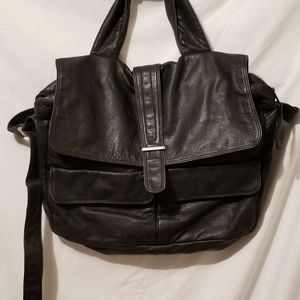 Kenneth Cole leather messenger bag
